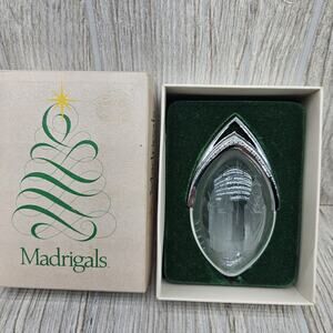 Vintage 1977 Ball‎ Madrigals Three Wise Men Ornament 4086-70 Etched Boxed USA